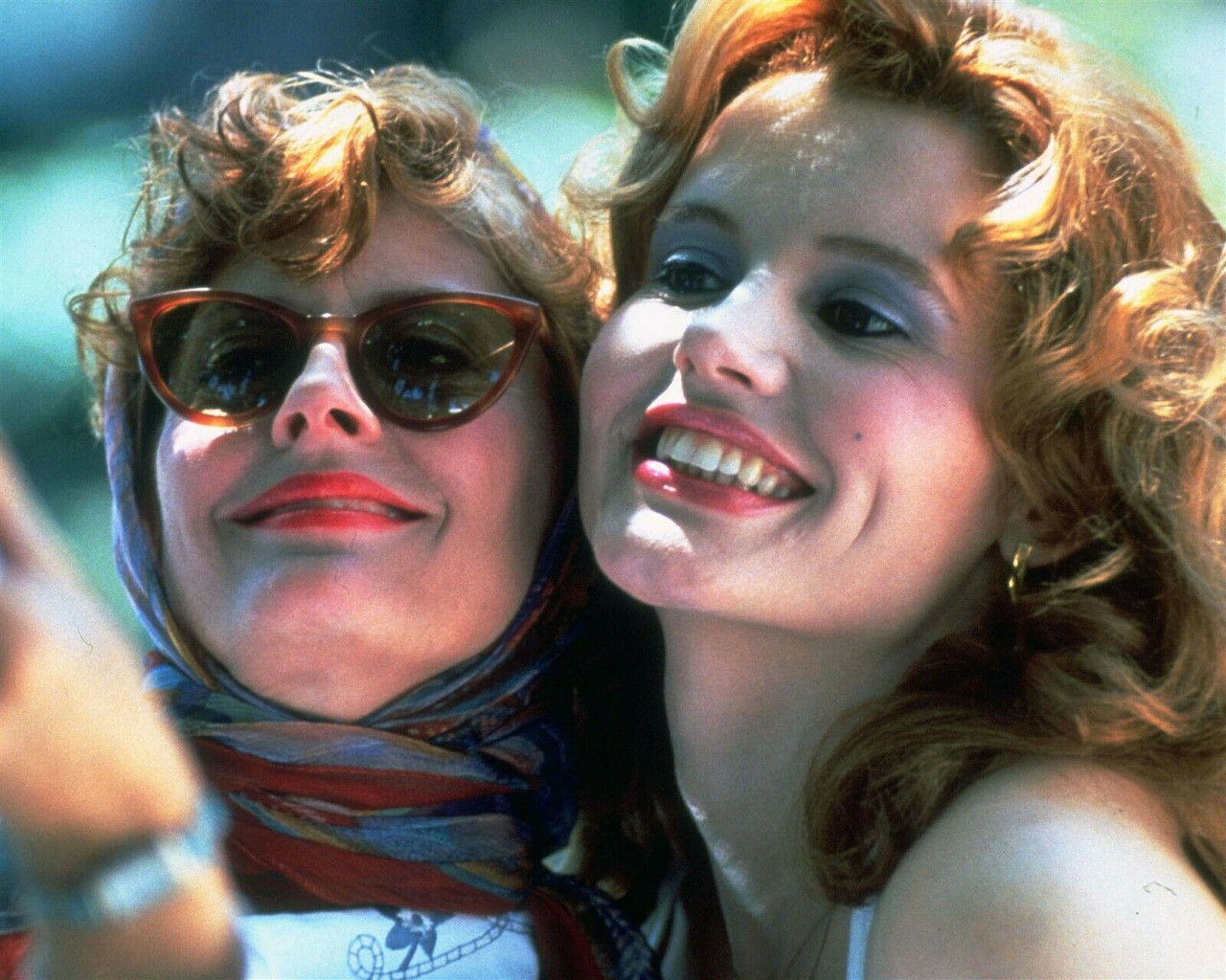 Thelma And Louise Selfie-Susan Sarandon & Geena Davis Backpack Drawstring  Bags Gym Bag Waterproof Thelma And Louise Movie