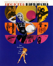 Barbarella classic psychedlic style 1968 poster art Jane Fonda 8x10 inch photo