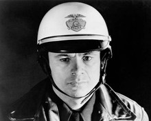 Robert Blake Arizona motorcycle cop in uniform Elektra Glide in Blue 8x10 photo