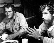 Jaws Robert Shaw 7 Richard Dreyfus at dining table in Orca 8x10 inch photo