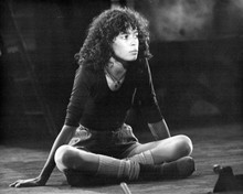 Erica Gimpel sitting on dance studio floor as Coco Hernandez Fame TV 8x10 photo