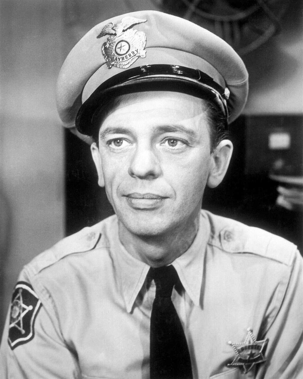 Don Knotts as Barney Fife in police uniform Andy Griffith Show 8x10 ...