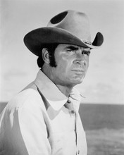 James Garner 1976 portrait in western hat The Castaway Cowboy 8x10 inch photo
