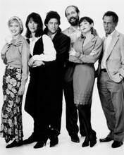 Anything But Love 1989 Richard Lewis Jamie Lee Curtis and cast pose 8x10 photo