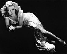 Ann Sheridan leggy glamour portrait leaning forward 1940's era 8x10 inch photo