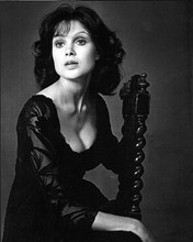Madeline Smith The Vampire Lovers with huge cleavage sits on chair 8x10 photo