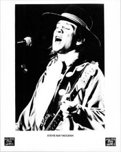 8Stevie Ray Vaughan 1980's original 8x10 photo Austin City Limits singing