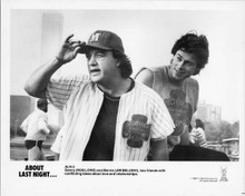 About Last Night 1986 original 8x10 photo Jim Belushi & Rob Lowe