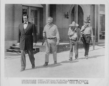 A Man Alone 1955 original 8x10 photo Raymond Burr Ray Milland in western street