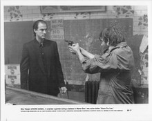 Above The Law 1988 original 8x10 photo gunman points at Steven Seagal