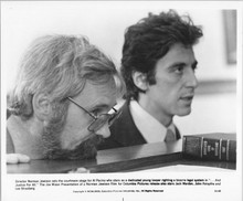 And Justice For All original 8x10 photo director Norman Jewison Al Pacino on set