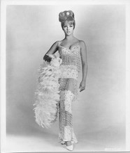 Ann-Margret holds feather boa full length in sequined gown original 8x10 photo