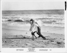 Bachelor Flat 1962 original 8x10 photo Tuesday Weld Richard Beymer on beach