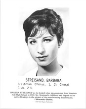 Barbra Streisand 1986 original 8x10 photo Erasmus High School I Remember Barbra