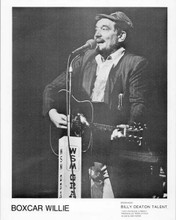 Boxcar Willie 1980's country singer original 8x10 photo WSM Opry onstage