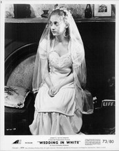 Carol Kane in wedding dress 1973 original 8x10 photo Wedding in White