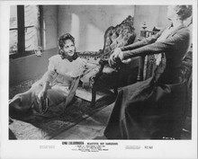 Beautiful But Dangerous 1957 original 8x10 photo Gina Lollobrigida sits on floor