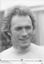 Clint Eastwood 1980 original 8x10 photo smiling Any Which Way You Can portrait