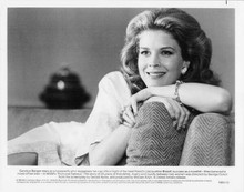 Candice Bergen 1981 original 8x10 photo on sofa Rich and Famous