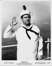 Buddy Hackett 1961 original 8x10 photo in sailor uniform All Hands on Deck