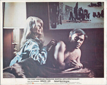 Enter The Dragon original British 8x10 lobby card John Saxon Ahna Capri