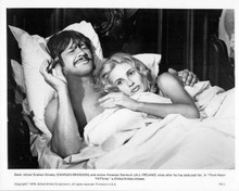 From Noon Til Three 1976 original 8x10 photo Charles Bronson Jill Ireland in bed