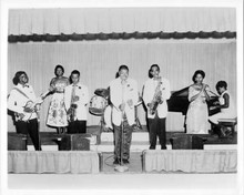 Ernie Fields original 8x10 photo on stage with his band