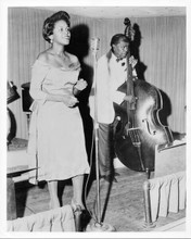 Ernie Fields original 8x10 photo band female singer unidentified singing
