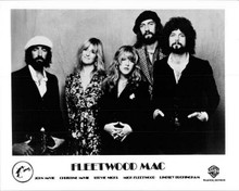 Fleetwood Mac original 8x10 photo WB/Reprise publicity pose Stevie Nicks & band