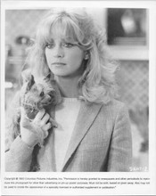 Goldie hawn original 8x10 photo 1980 holding tiny dog Seems Like Old Times