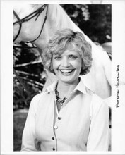 Florence Henderson 1980's original 8x10 photo smiling portrait