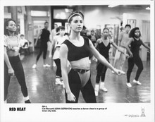 Gina Gershon teaching dance class 1988 original 8x10 photo Red Heat