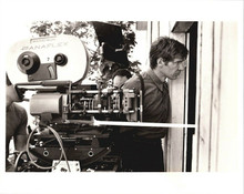 Witness 1985 original 8x10 photo Harrison Ford watches filming of scene on set