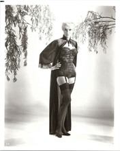 Janet Leigh 1960's original 8x10 photo in black corset and stockings pin-up