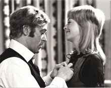 Zee and Co 1972 original 8x10 photo Michael Caine unbuttons Susannah York dress