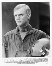 Malcolm McDowell 1982 original 8x10 photo as helicopter pilot in Blue Thunder