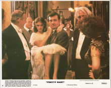 Pretty Baby 1978 original 8x10 lobby card Brooke Shields being carried by man