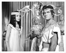 Hugh O'Brian Katharine Ross original 8x10 photo snipe on verso Great Bible
