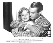 Now and Forever 1978 release original 8x10 inch photo Shirley Temple Gary Cooper