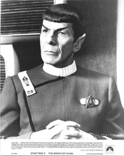 Leonard Nimoy original 8x10 photo portrait Star Trek The Wrath of Khan snipe