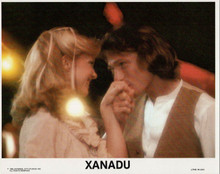 Xanadu 1980 original 8x10 lobby card Michael Beck kisses Olivia newton-John hand