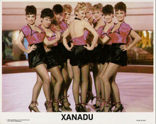 Xanadu 1980 original 8x10 lobby card Olivia Newton-John and girls shows legs