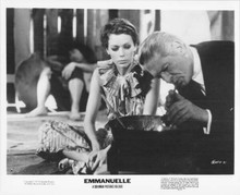 Emmanuelle 1975 original 8x10 photo Sylvia Kristel & Alain Cluny