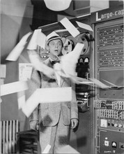 Don Knotts original 8x10 photo standing by large computer How To Frame A Figg