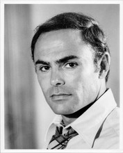 John Saxon 1970's original 8x10 photo portrait in shirt and tie