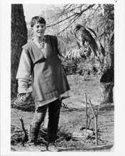 Matthew Broderick original 8x10 inch photo holding hawk from 1984 Ladyhawke