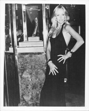 Susan Anton looks glamorous posing by jewelry display original 8x10 press photo