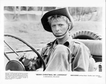 David Bowie at wheel of Jeep original 8x10 photo '83 Merry Christmas Mr Lawrence