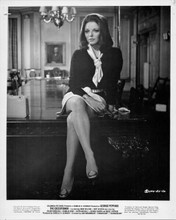 Joan Collins shows legs sits on desk original 8x10 photo 1970 The Executioner