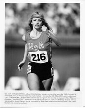 Susan Anton original 8x10 photo in sprint race 1980 Goldengirl movie
